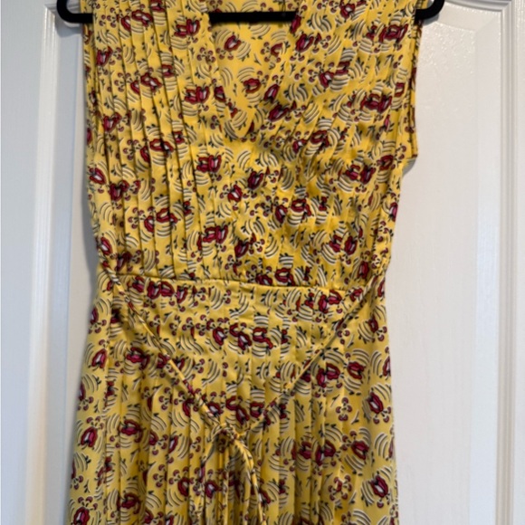 Zara Maxi Yellow Floral Dress - Picture 5 of 6